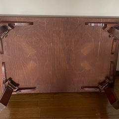 和風　木製 折りたたみ座卓　折り畳みテーブル　机の画像