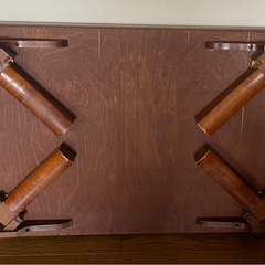 和風　木製 折りたたみ座卓　折り畳みテーブル　机の画像