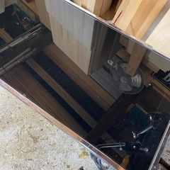 ニトリ　ガラステーブルの画像