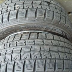 ダンロップ WM01 溝有スタッドレス185/65R14・綺麗な社外 AZ SPORTS ホイールの画像