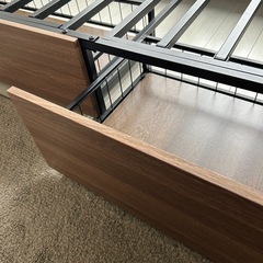 収納付きベッドフレーム（シングル）の画像