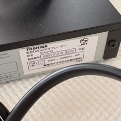 東芝DVDビデオプレーヤーの画像