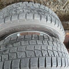 ダンロップ WM01 溝有スタッドレス185/65R14・綺麗な社外 AZ SPORTS ホイールの画像