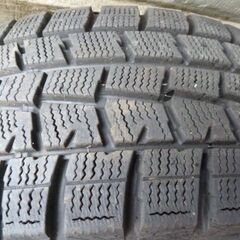 ダンロップ WM01 溝有スタッドレス185/65R14・綺麗な社外 AZ SPORTS ホイールの画像
