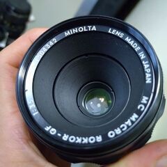良品 minolta mc macro rokkor QF 50mm f3.5 ＊分解清掃済の画像