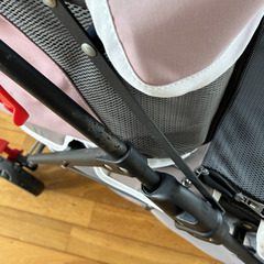 ペットカート 多頭 取り外し可能 折りたたみ 2段式 分離式 犬猫兼用 収納の画像