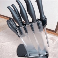 (一度使用)オシャレな包丁スタンド※包丁は付きませんの画像