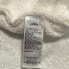 ジェラピケベビー　スヌーピーポンチョの画像