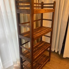 old maison vintage 木製シェルフの画像
