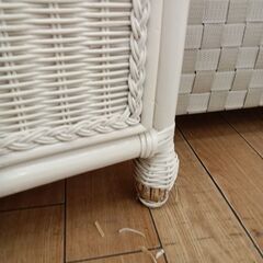 ★リユースのサカイつくば店★TK7686  収納ラック ホワイト H86×D36×W51 クリーニング済みの画像