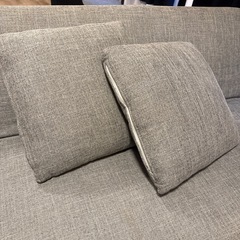 2人掛けソファ(グレー)の画像