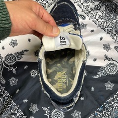 URBAN SUN デニム スニーカーの画像