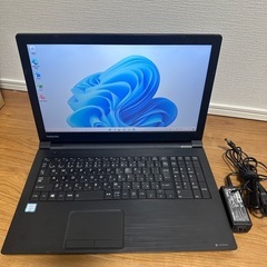 東芝B55/Bメモリ8GB SSD128GB WIN11 OFFICE 2024の画像
