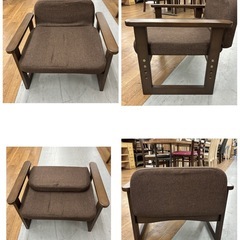 S185 ⭐ ジェイケイインターナショナル コタツ+椅子+こたつ布団セット 幅58cm USED 綺麗の画像