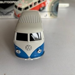 かわいいワーゲンバス　Bluetoothワイヤレススピーカー　（ブルー）　の画像