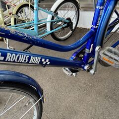 ★店頭にて試乗可★ J3336　【リユースのサカイ柏店】　軽快自転車　ダイナモライト　　ブルー　27インチ　　簡易クリーニング済　 中古自転車 　流山市 中古自転車 松戸市 中古自転車 我孫子市 中古自転車 船橋市 中古自転車 守谷市 中古自転車 取手市 中古自転車　の画像