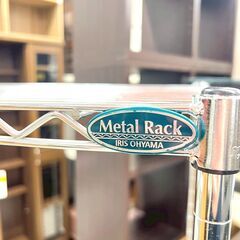 アイリスオーヤマ/IRIS OHYAMA メタルラック 4段 キャスター付き スチールラックの画像