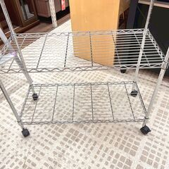 アイリスオーヤマ/IRIS OHYAMA メタルラック 4段 キャスター付き スチールラックの画像