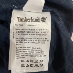 Timberland ネイビー 長袖 Tシャツ XSの画像
