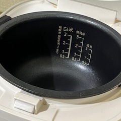 SHARP 炊飯器 3号炊きの画像
