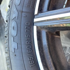 【決まりました】ハスラー　スタッドレスタイヤ(ホイール付き)の画像