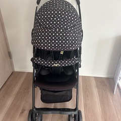 ベビーカー Aprica Karoon Plus SE98WDTJ アップリカ ドット柄 水玉 イエロー AB型 カルーンプラス 両対面の画像