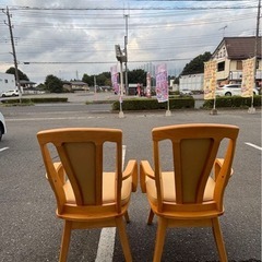 回転式ダイニングチェア チェア 木製 2脚セットの画像