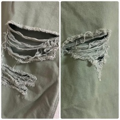 GYDA カラーペグトップパンツ カーキの画像