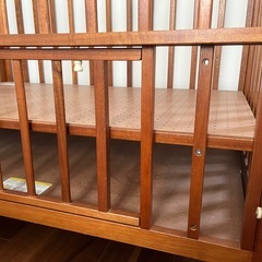 ベビーベッド　カトージの画像