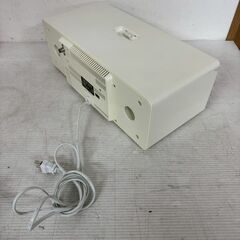 【Victor】 ビクター ポータブル オーディオ システム RD-N1-W 2011年製 ホワイト iPod対応 動作確認済み A1014の画像