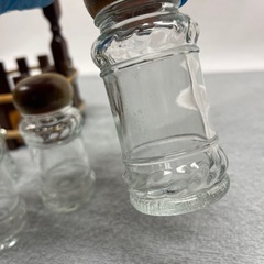 木製スパイスバスケット/調味料入れの画像