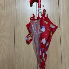 子供用　傘35cm キティちゃんの画像