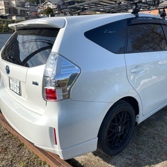 プリウスアルファ　多走行・警報ランプの画像