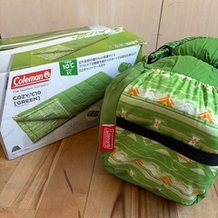 Coleman コールマン　 寝袋　シュラフ　 COZY コージー C10 丸洗いOKの画像
