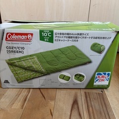 Coleman コールマン　 寝袋　シュラフ　 COZY コージー C10 丸洗いOKの画像