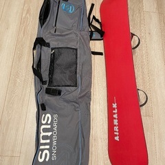 【取引中】スノーボード　ビンディング付の画像