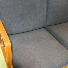 無印良品 リビングでもダイニングでもつかえるソファチェア ペアセットの画像