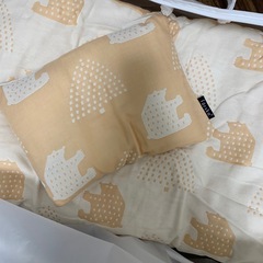 【未使用】ファルスカ　ベビー掛け布団＆枕の画像