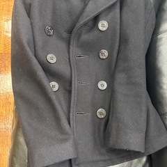 ⭕️美品⭕️希少正規品⭕️別注日本人体型フィット　スリム　ショットP厚手コートネイビー　の画像