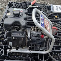 丸山BIGM セット動噴GS17EBです。写真の直射、噴霧切り替えノズル付きです 西濃運輸営業所止めで送料無料の画像