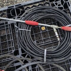 丸山BIGM セット動噴GS17EBです。写真の直射、噴霧切り替えノズル付きです 西濃運輸営業所止めで送料無料の画像