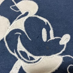 ミッキーマウス長袖Tシャツ（ネイビー）　90の画像