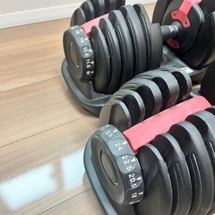 可変式ダンベル　ダイヤル式　ウエイト　　の画像