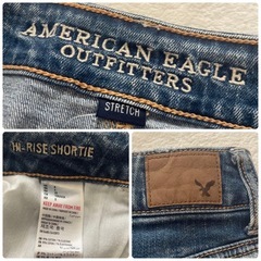 アメリカンイーグル ストレッチショートパンツ ダメージデニムの画像