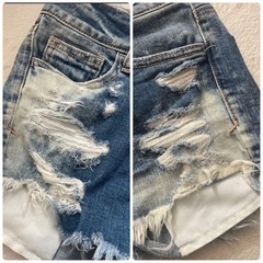 アメリカンイーグル ストレッチショートパンツ ダメージデニムの画像