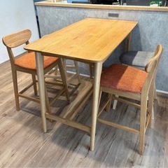 ダイニングテーブル5点セット　テーブル　椅子　5点セット　ニトリの画像