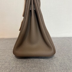 HERMES エルメス バーキン25 エトゥープ ハンドバッグ　K刻印　　ゴールド金具の画像