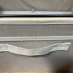 収納ボックス 2個 グレーの画像