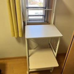 ニトリ電子レンジシェルフの画像