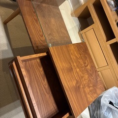 引き出し付きローテーブル の画像